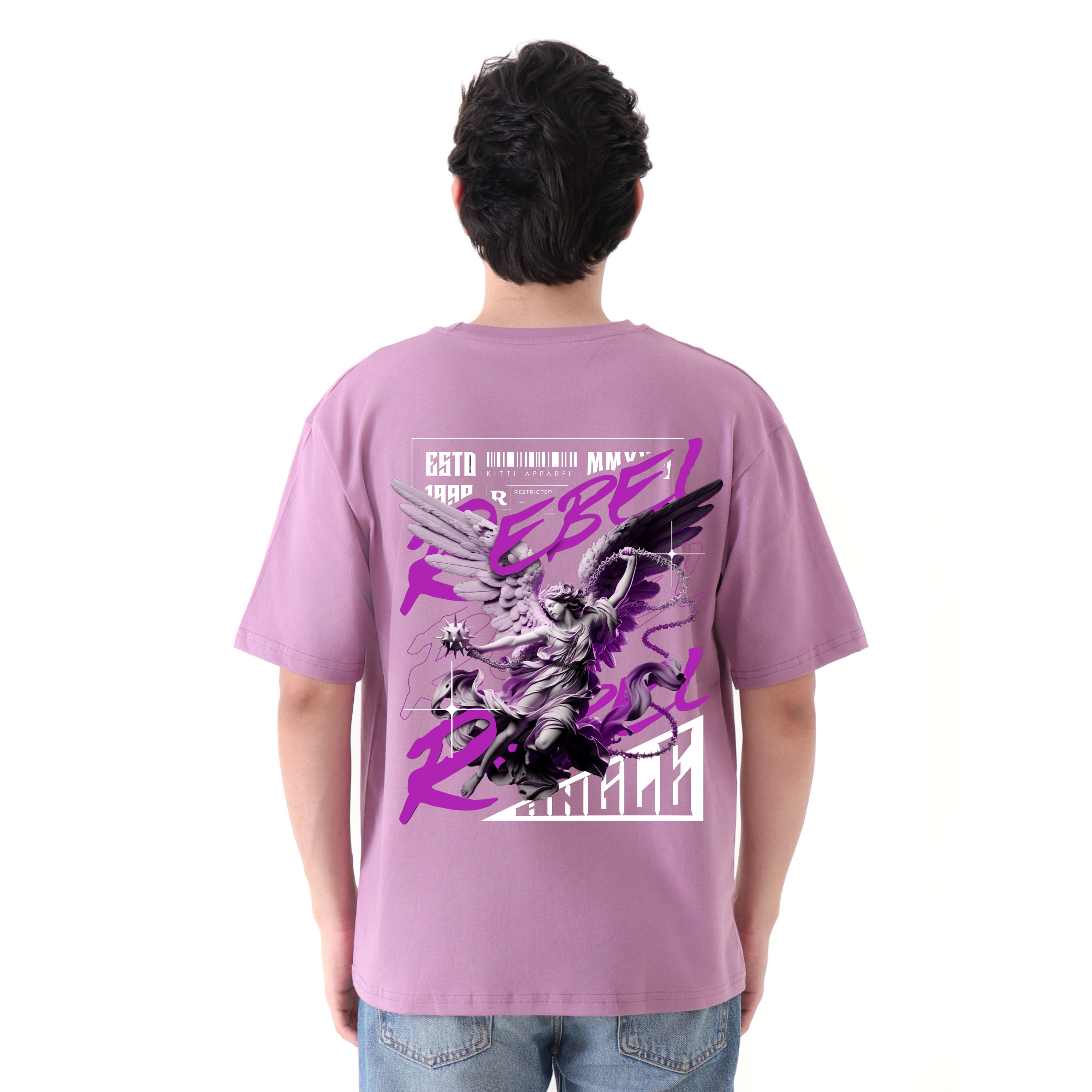 Rebel - Lavender - Oversized Tee