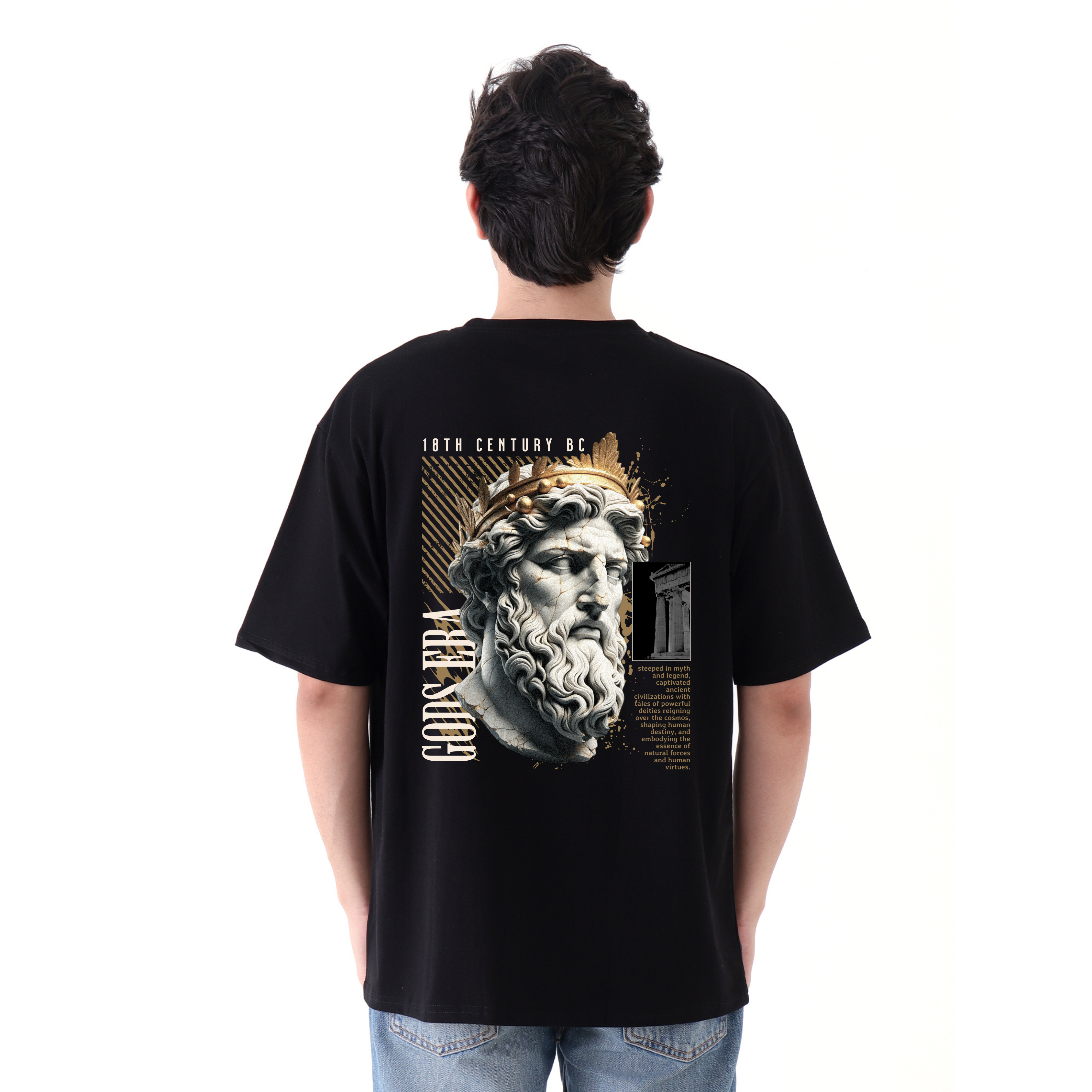 Gods Era - Black - Oversized Tshirt