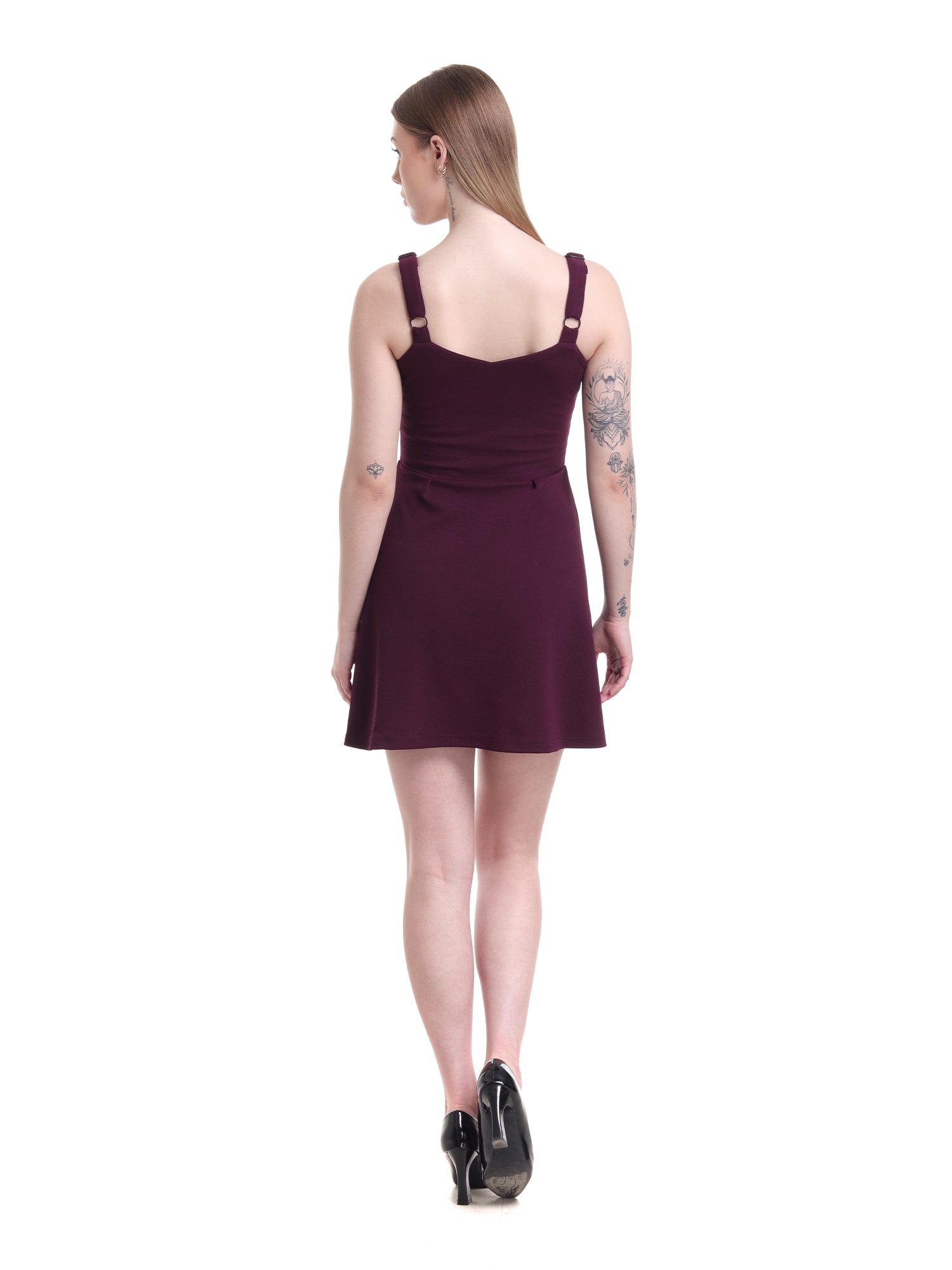 Mehroon Elegance Dress