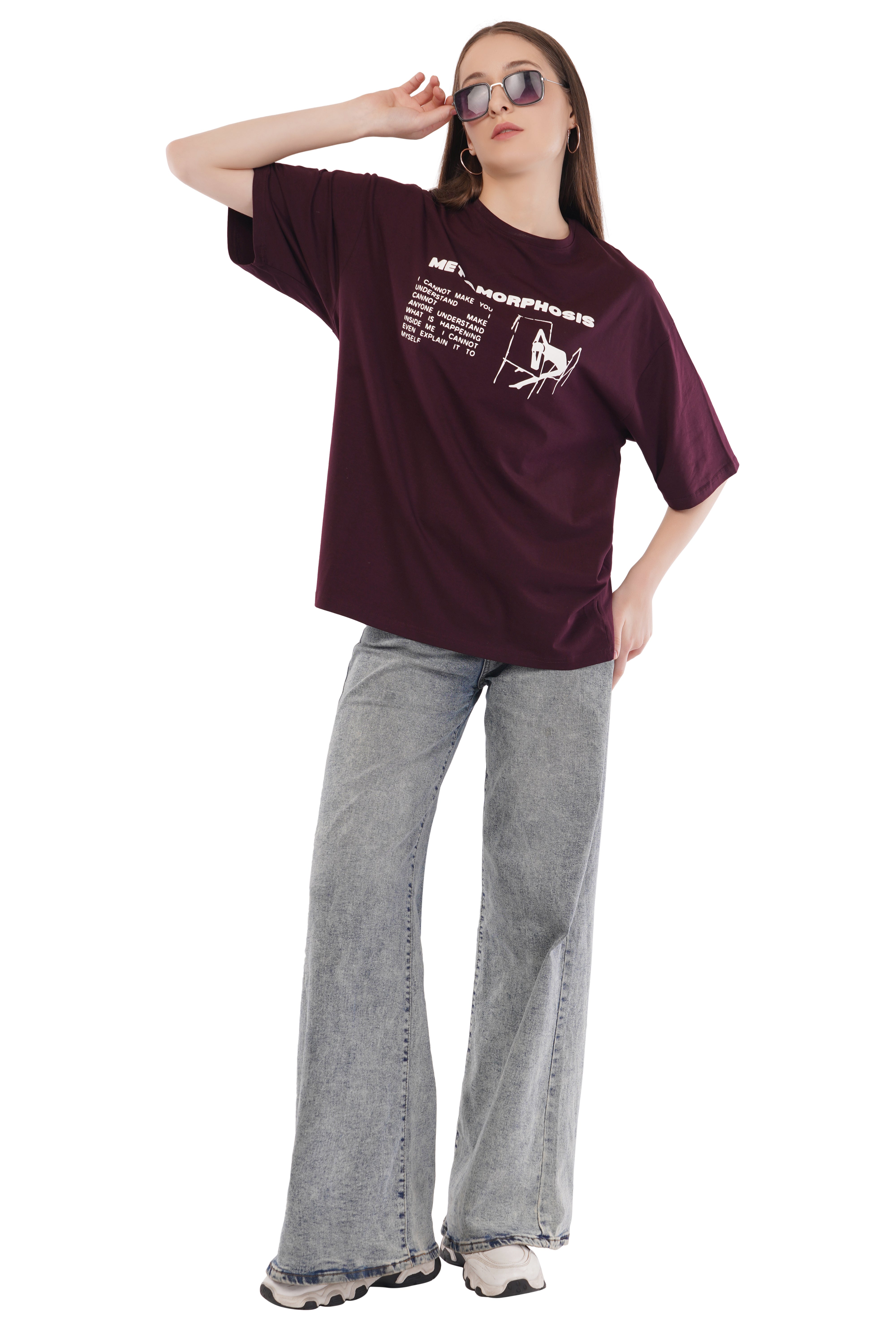 Metamorphosis Oversized T-Shirt (Brown)