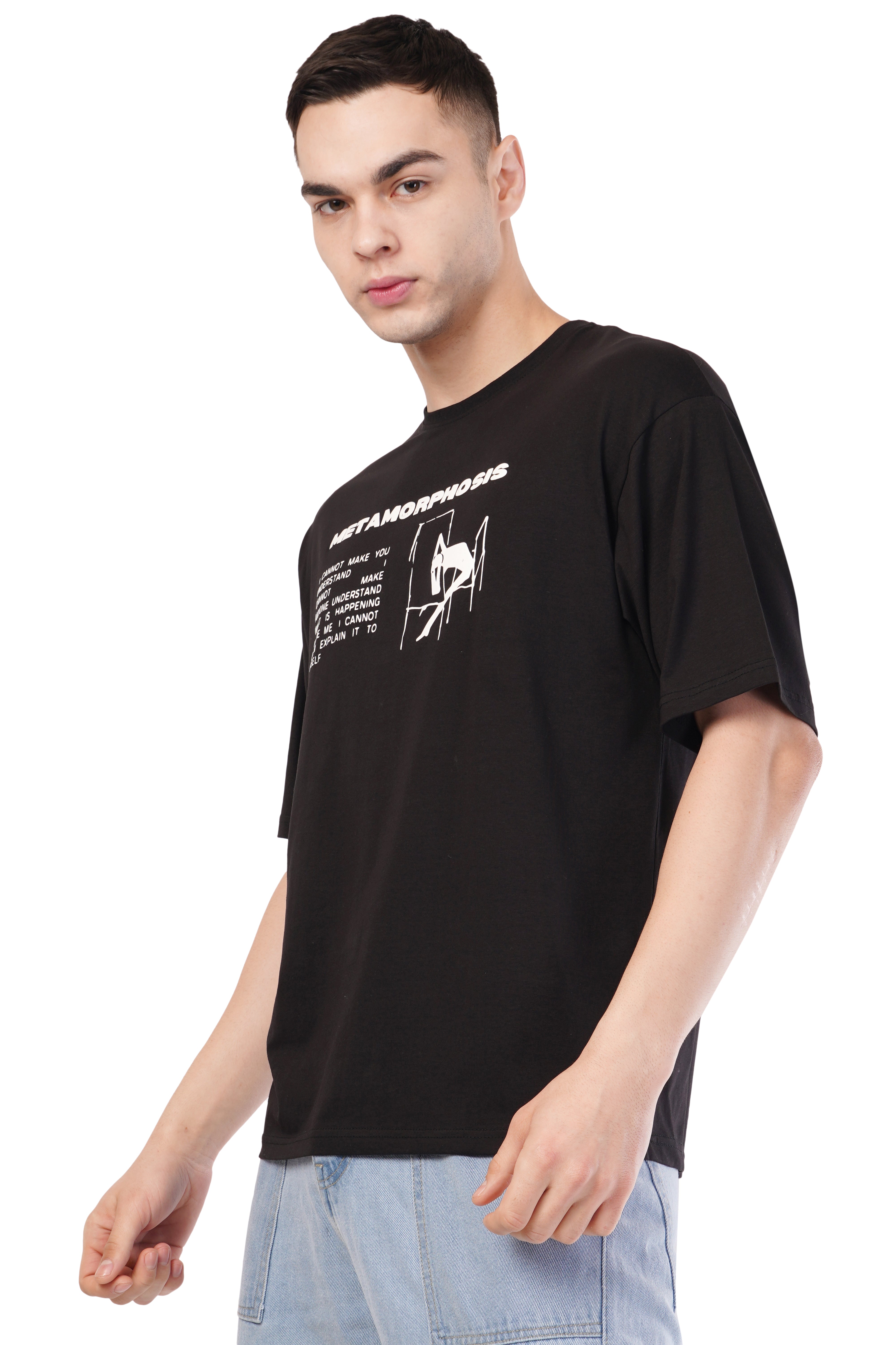 Metamorphosis Oversized T-Shirt (Black)