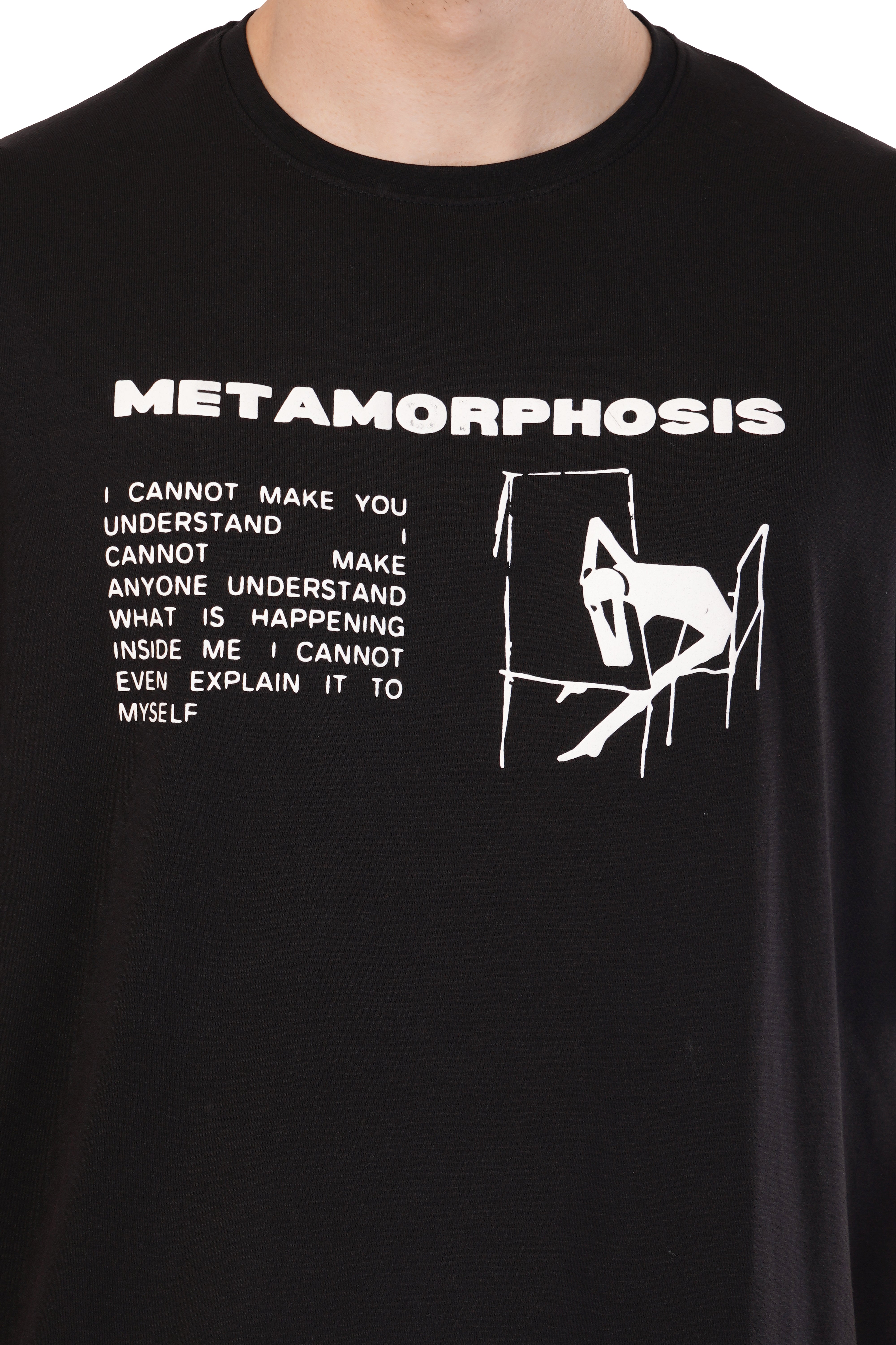 Metamorphosis Oversized T-Shirt (Black)
