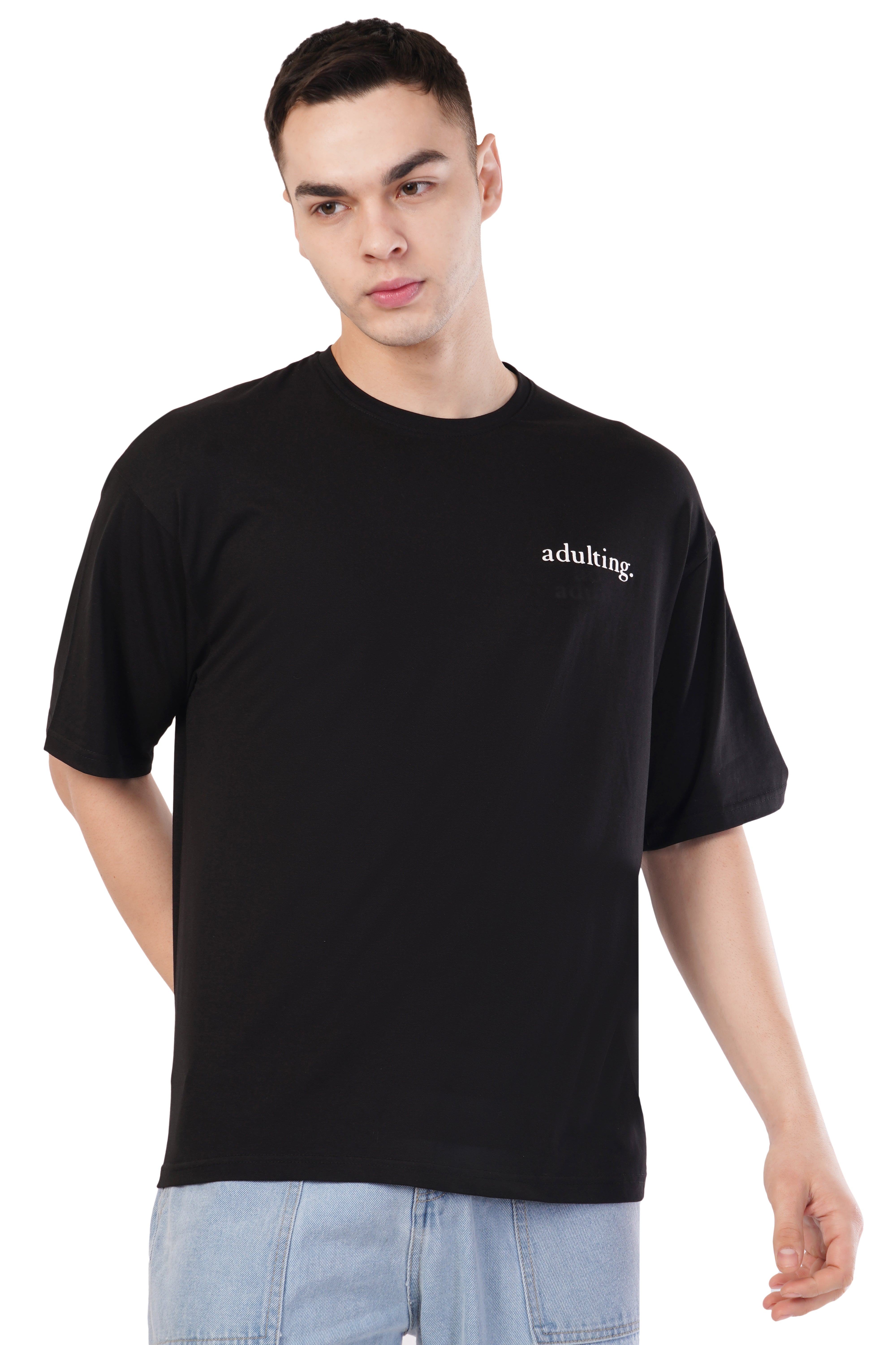 Adulting Oversized T-Shirt (Black)