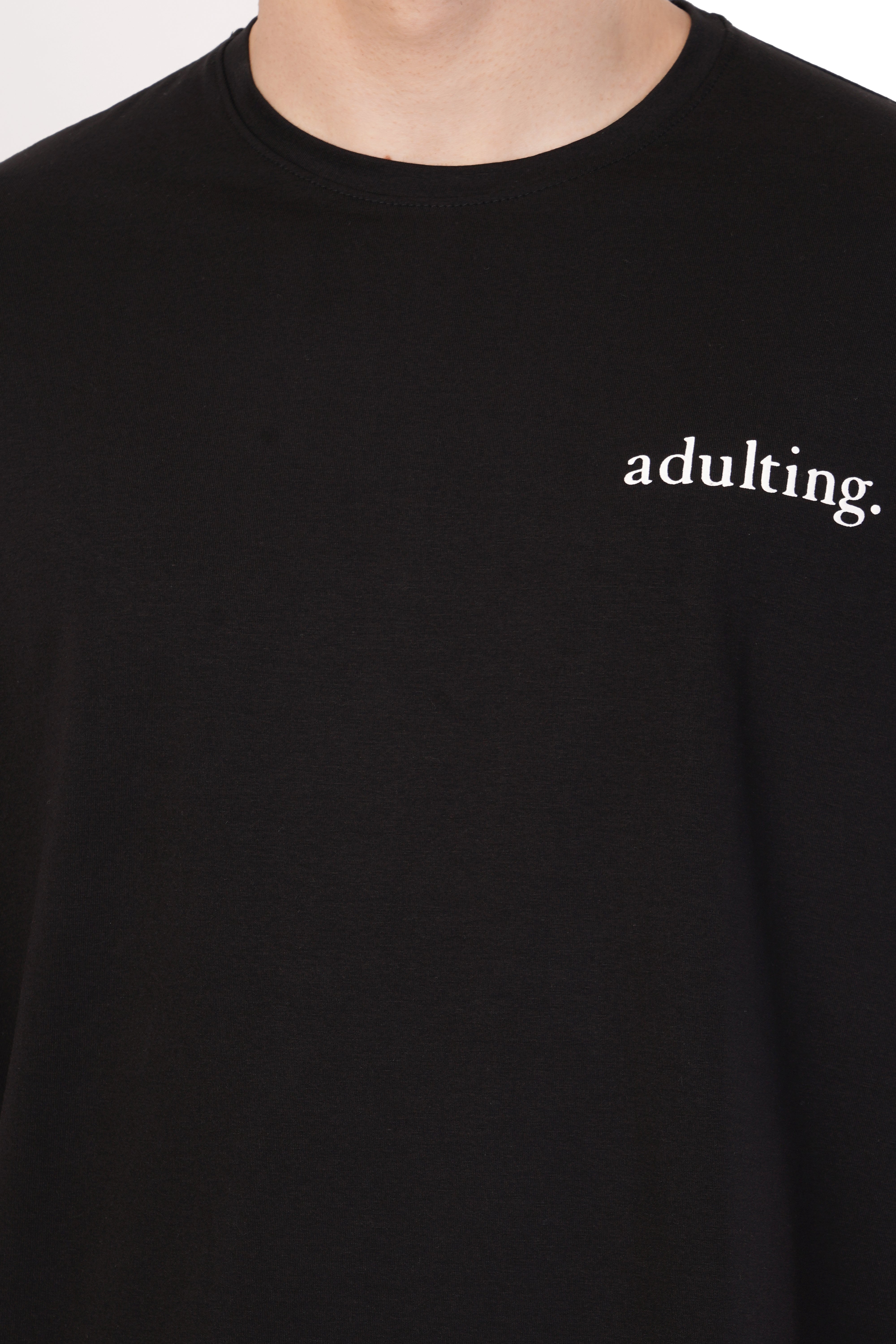 Adulting Oversized T-Shirt (Black)