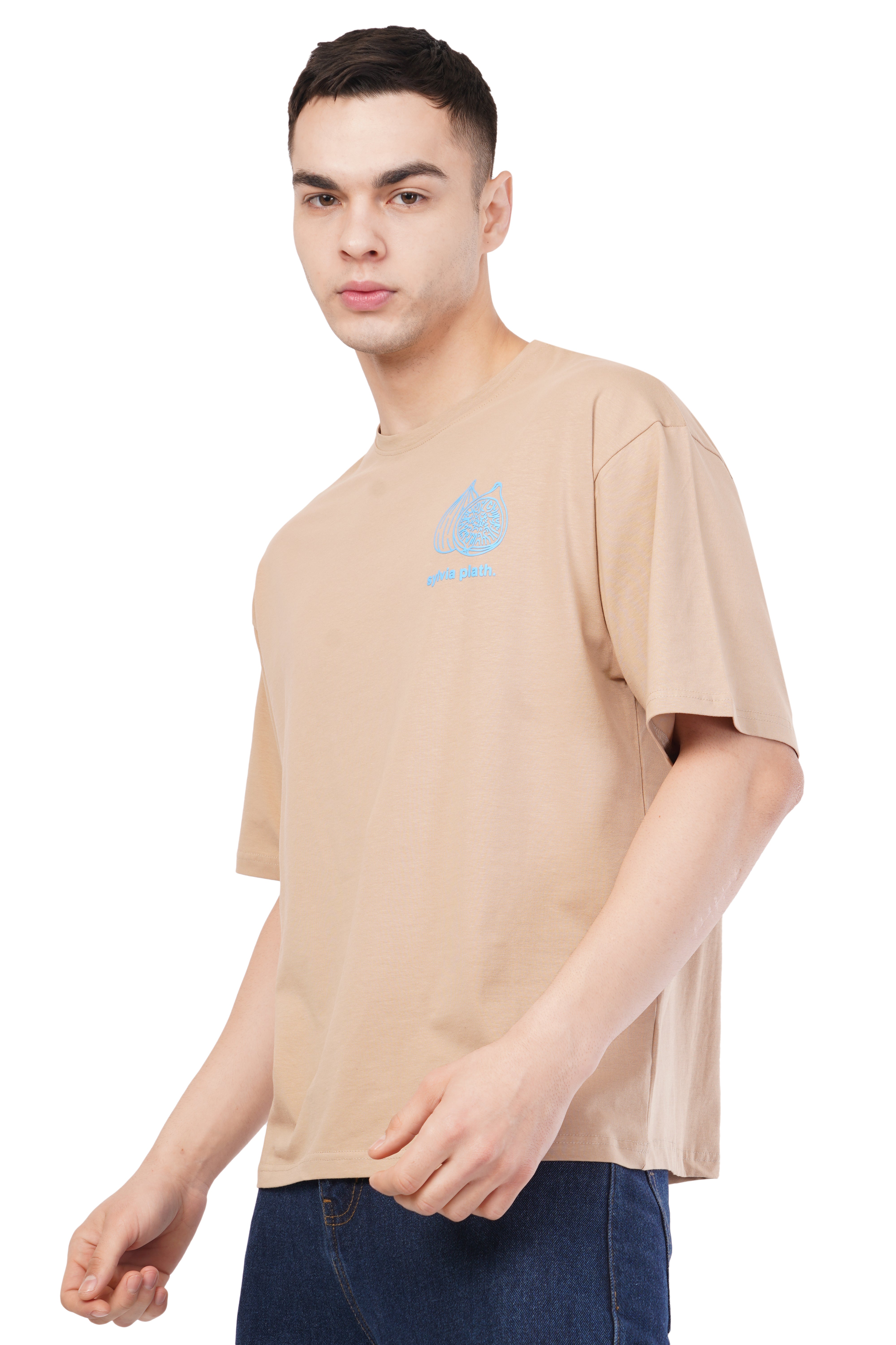 The Bell Jar Oversized T-Shirt (Beige)
