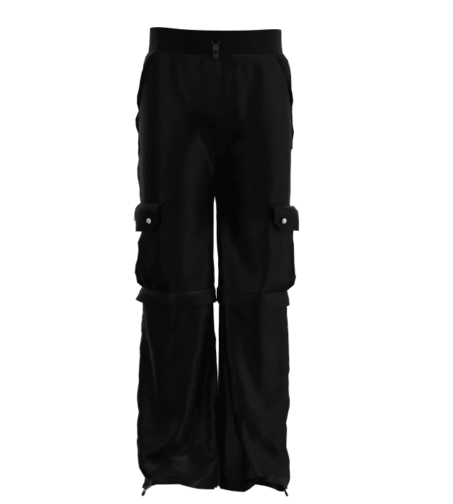 Black cargo pants for men – Stylish and comfortable streetwear.