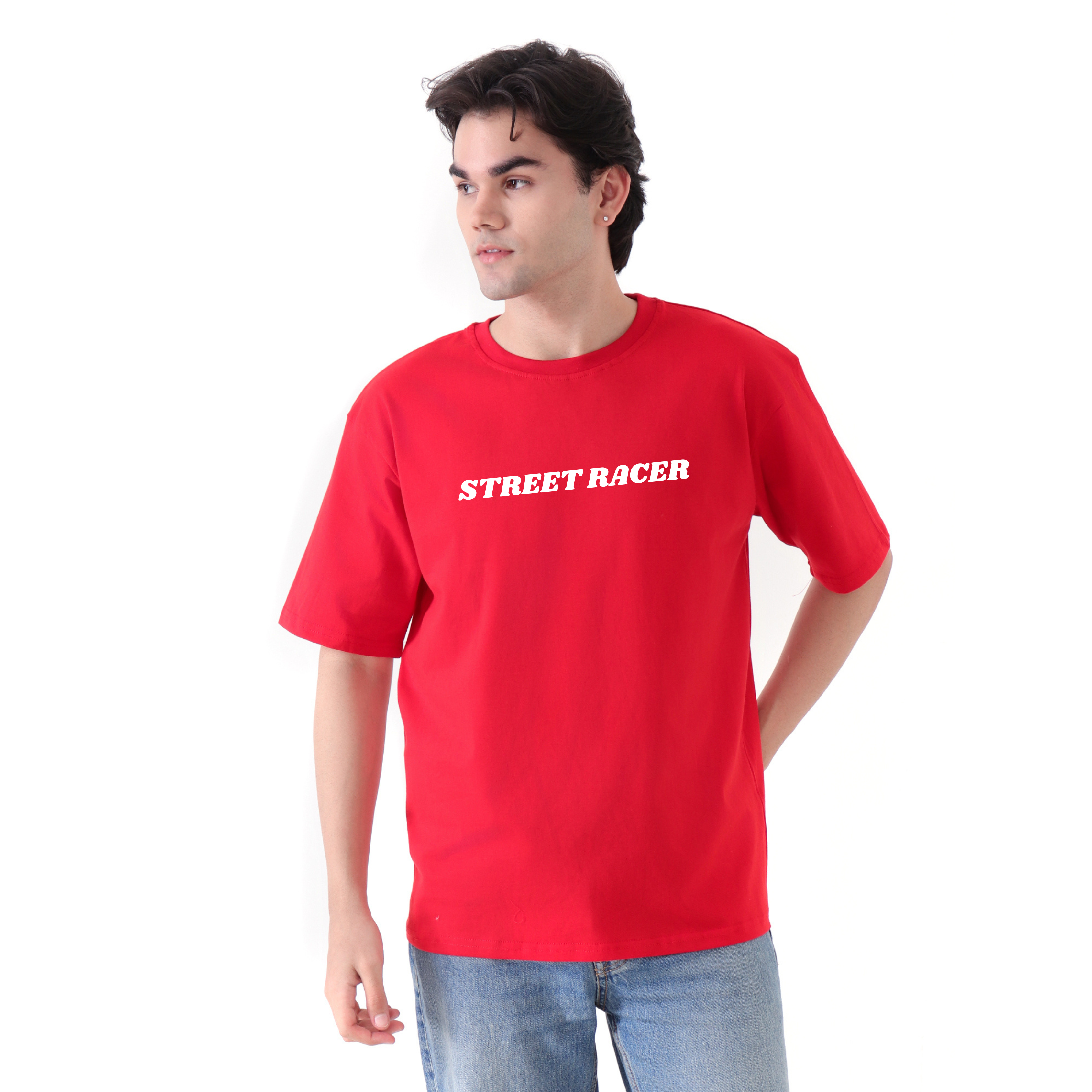 Street Racer - Red - Oversized Tshirt