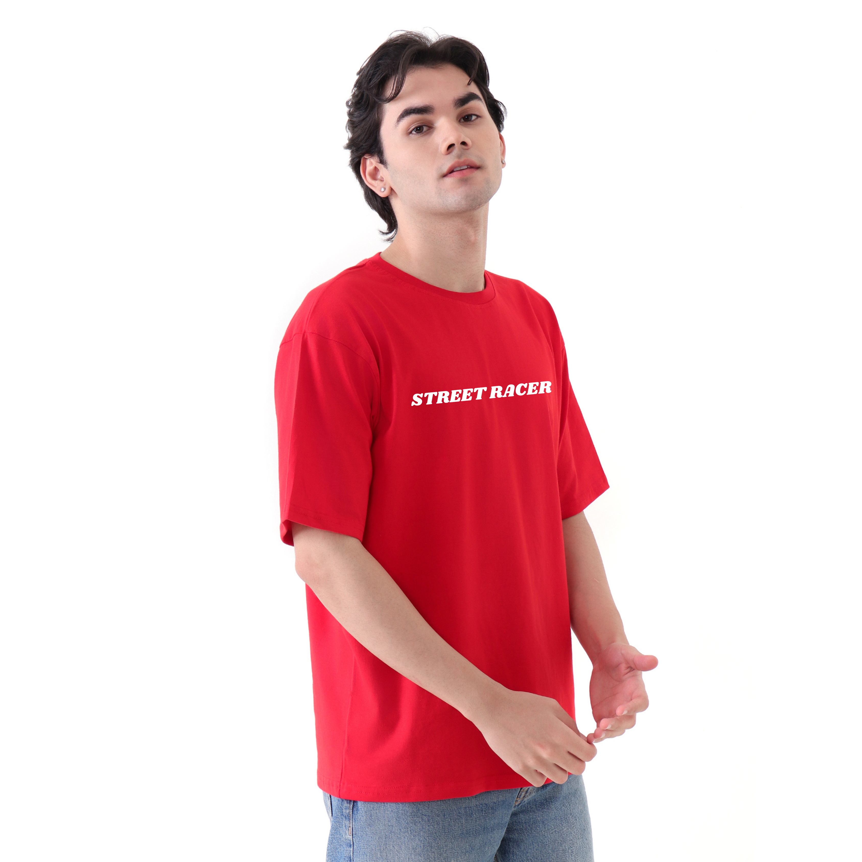 Street Racer - Red - Oversized Tshirt