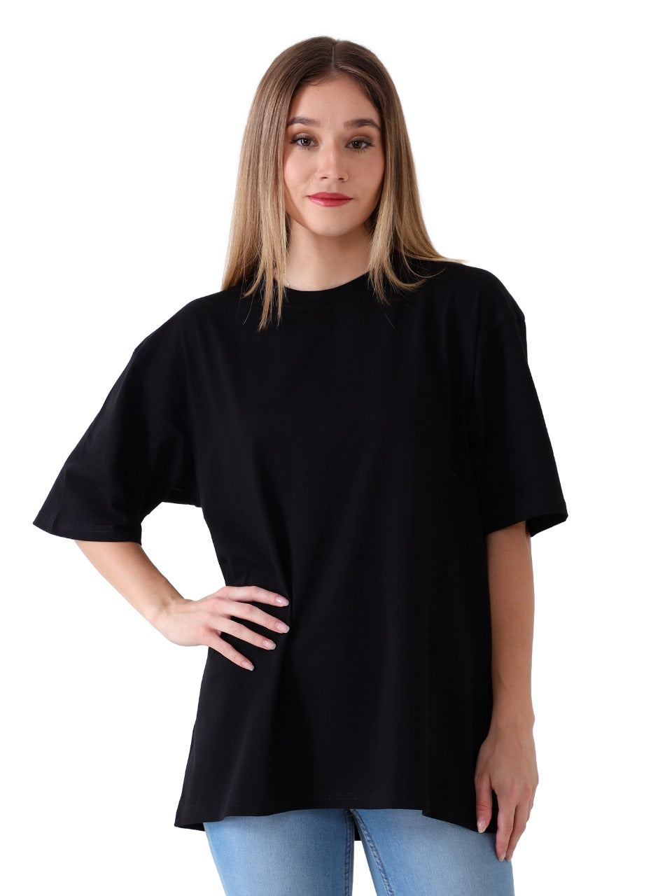 Wink - Black - Oversized Tshirt