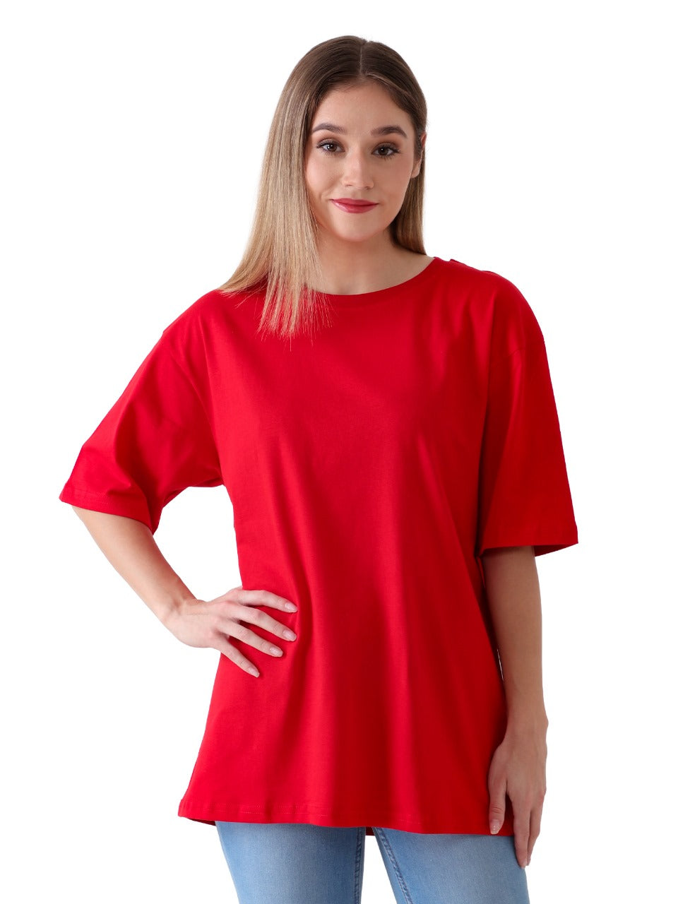 Wink - Red - Oversized Tshirt