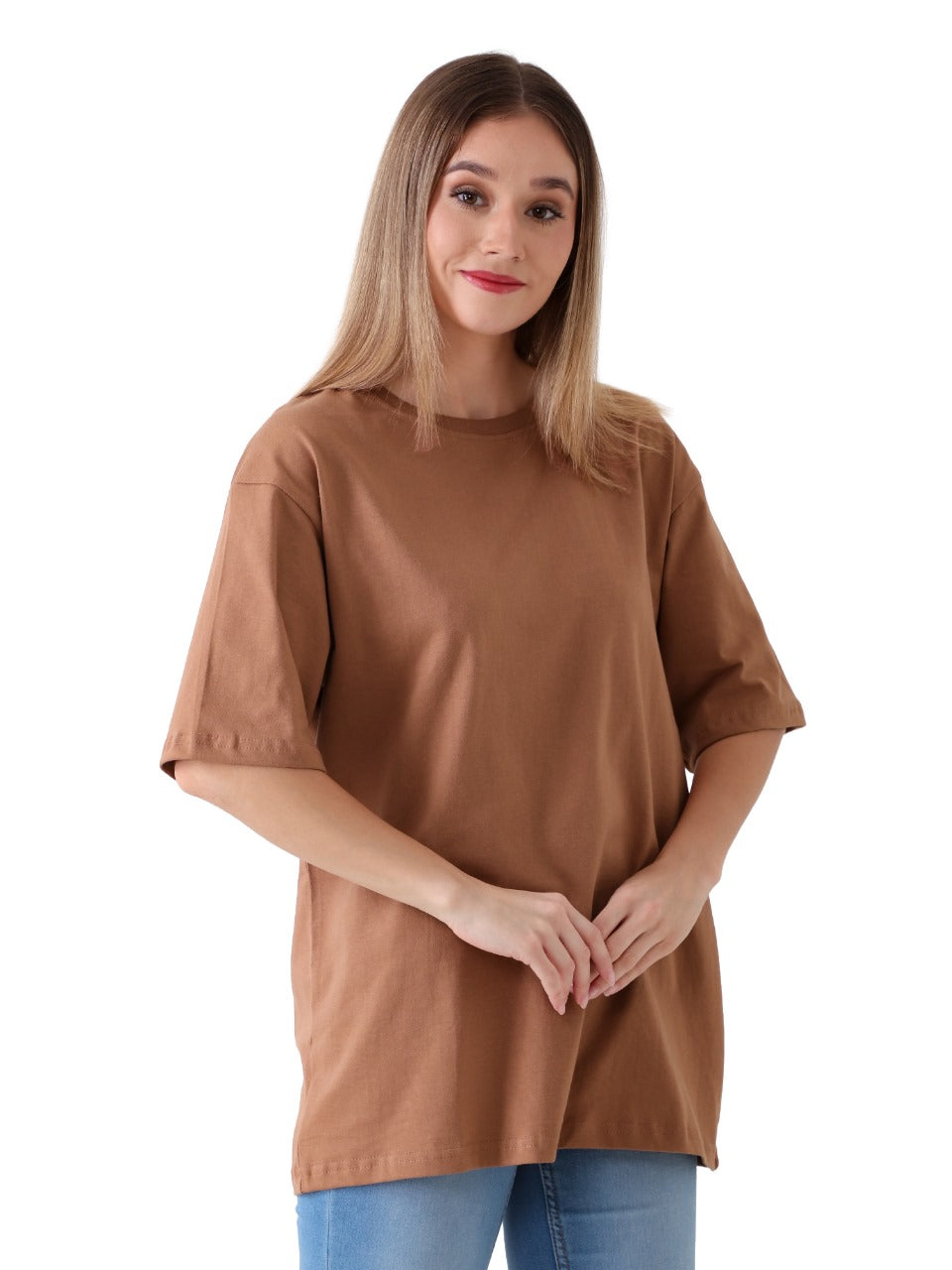I Ran Out of Caffiene - Brown - Oversized Tshirt