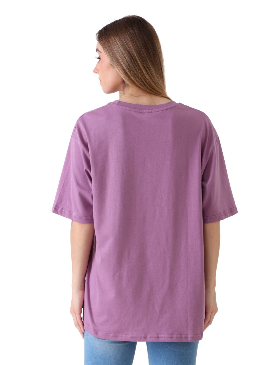 Don't Look - Lavender - Oversized Tshirt